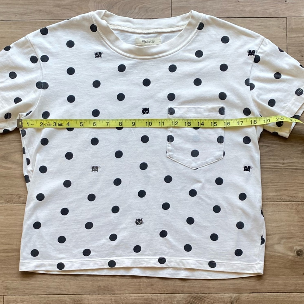 Madewell Easy Crop Pocket Tee in Cat Person - Picture 4 of 8